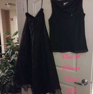 Formal 2 Piece Gorgeous Skirt & Top Size 14